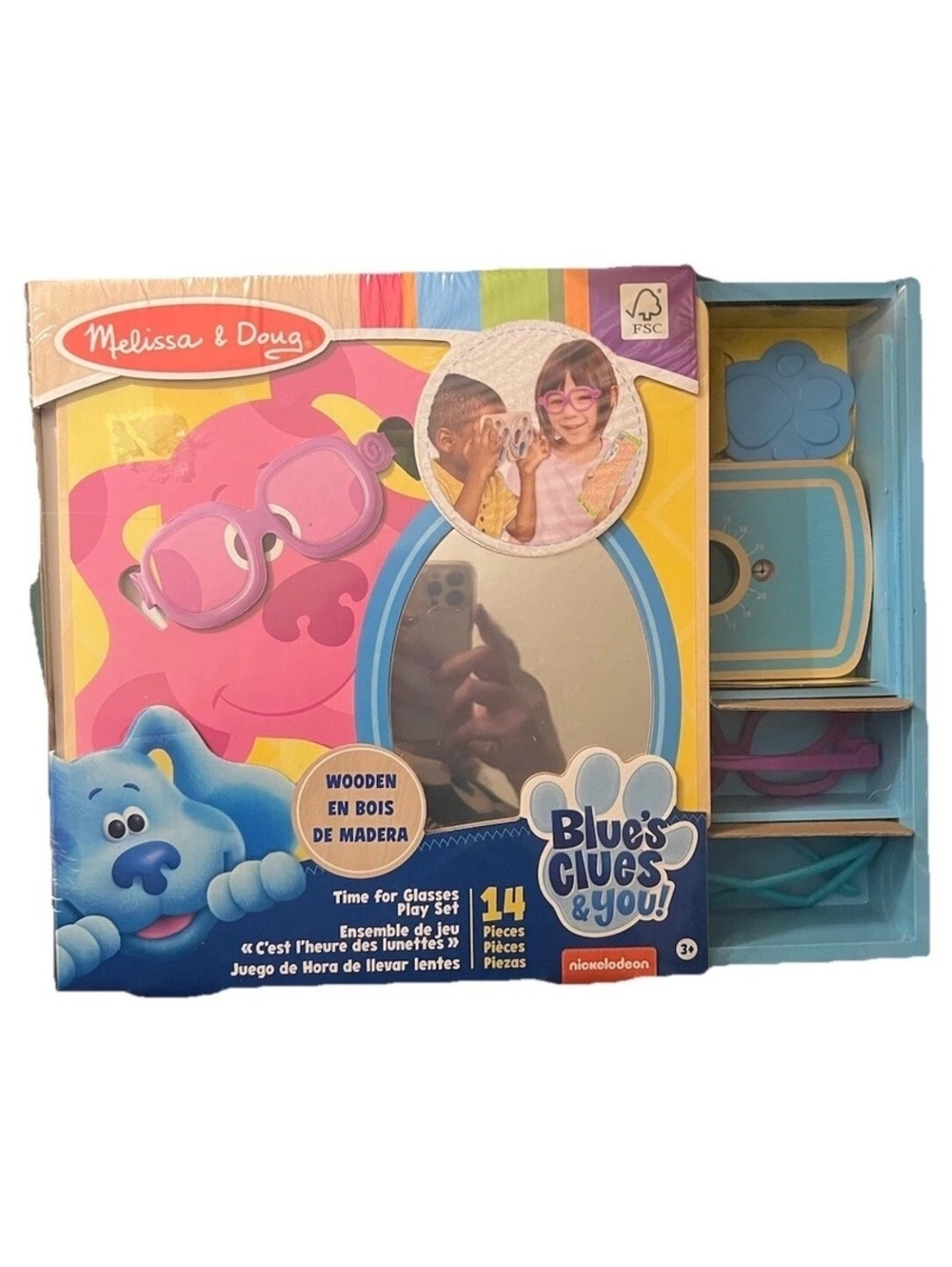 Blue’s Clues Time for Glasses Melissa and Doug Playset New